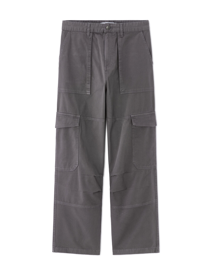 baggy cargo pants aus 100 baumwolle