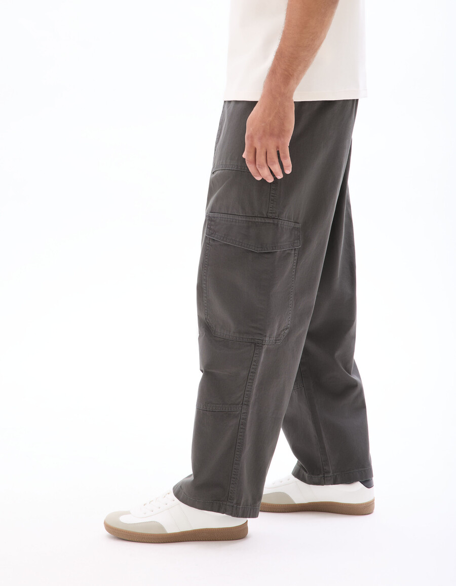 baggy cargo pants aus 100 baumwolle