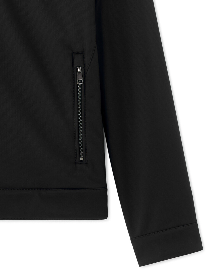 softshelljacke mit stehkragen