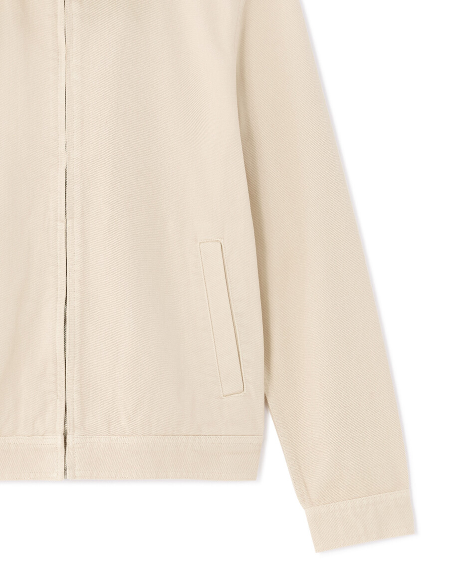 hemdkragenjacke mit reißverschluss 100 baumwolle