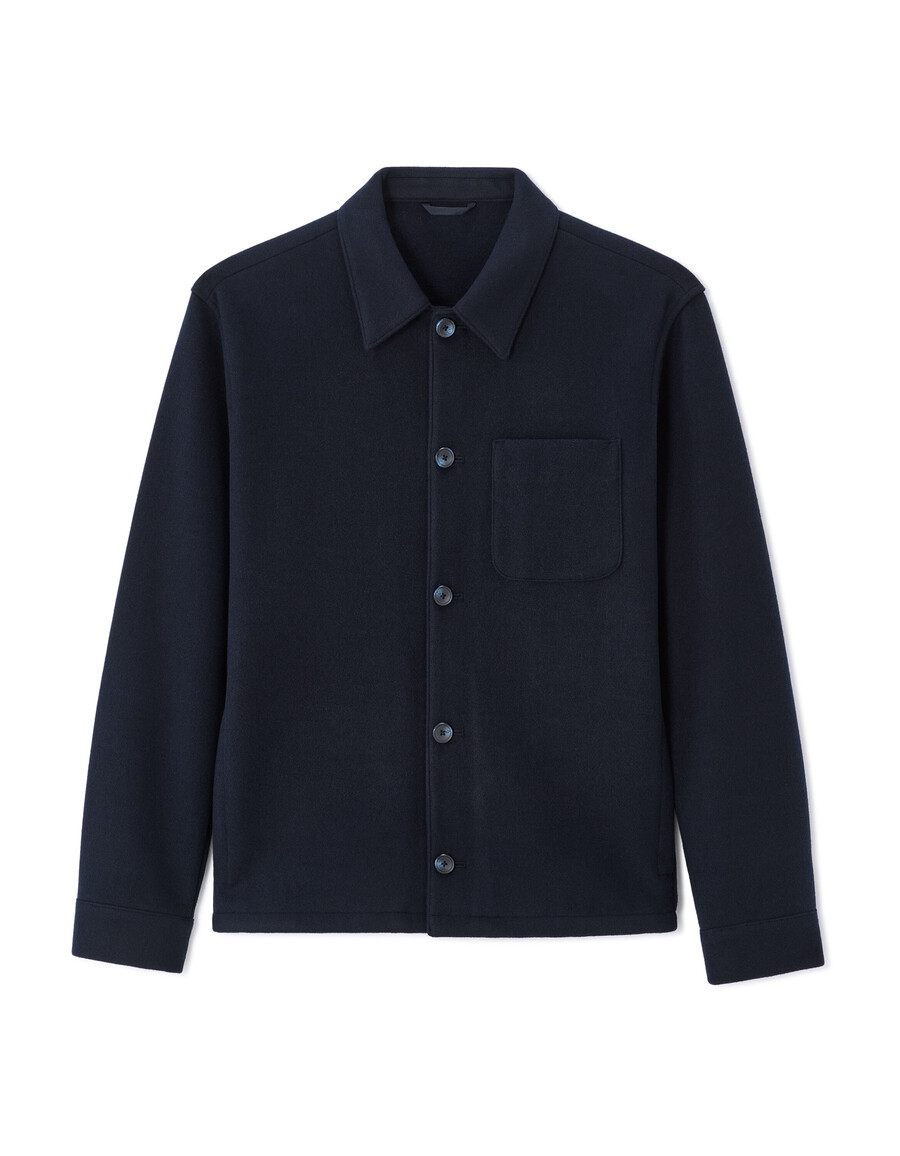 ungefütterte wollmischjacke von woolness