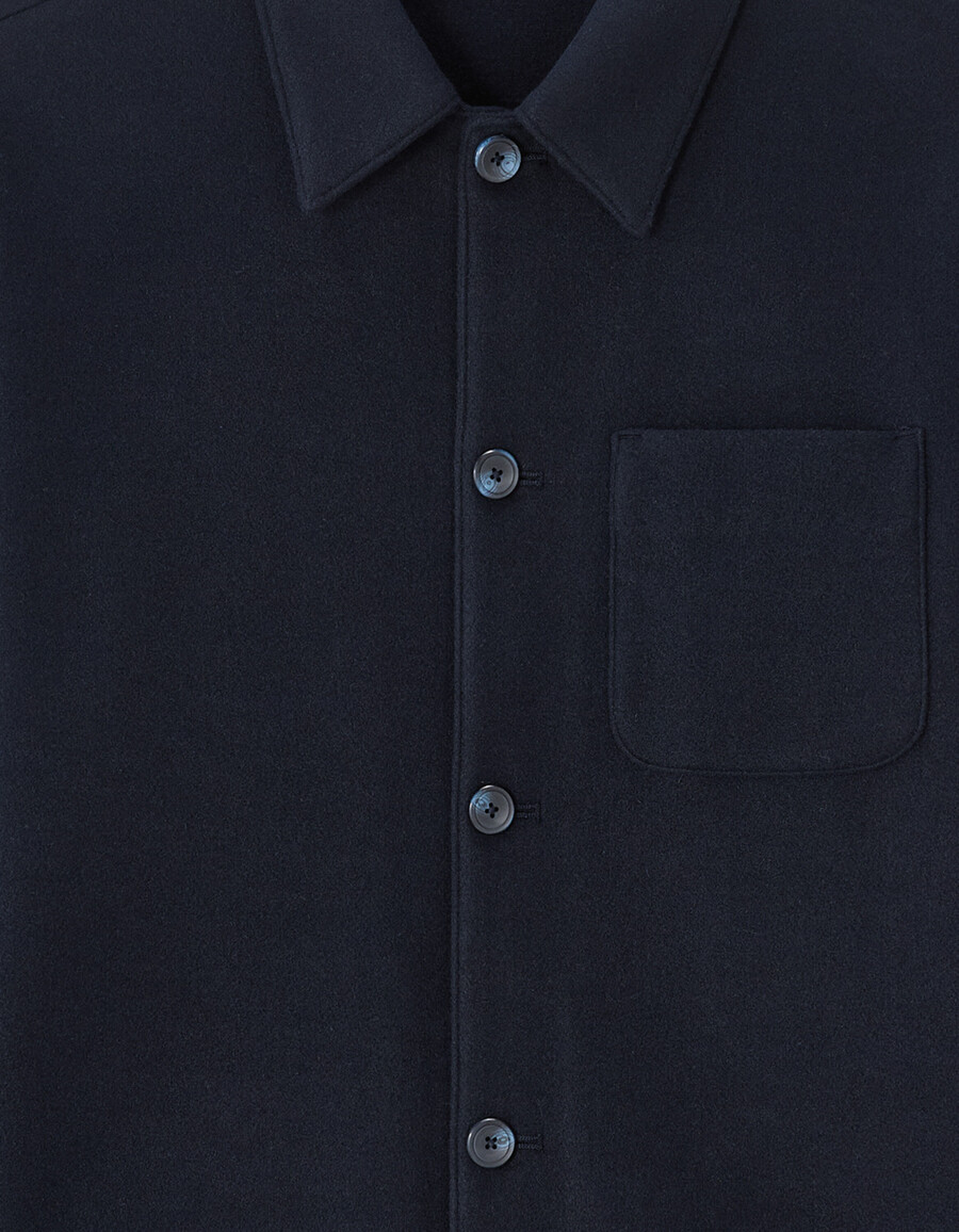ungefütterte wollmischjacke von woolness