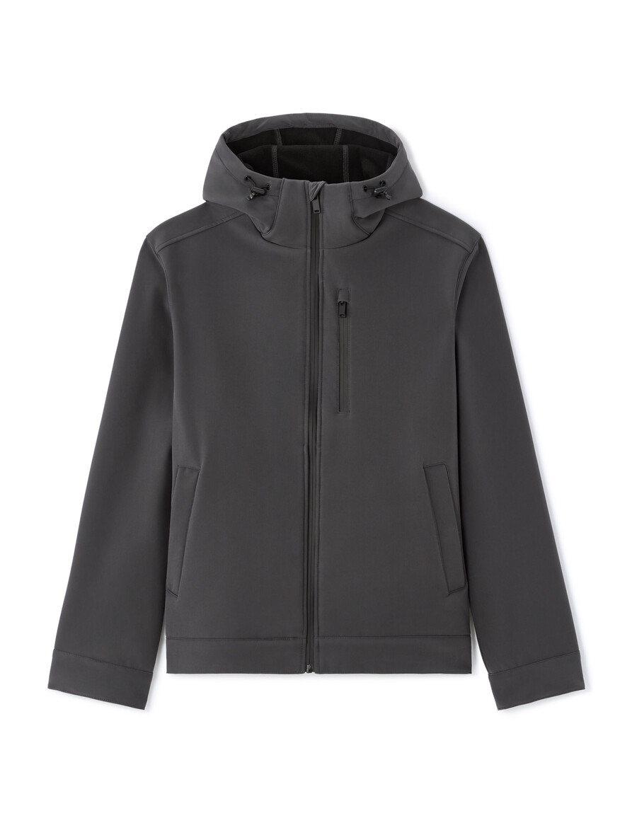 softshelljacke mit kapuze