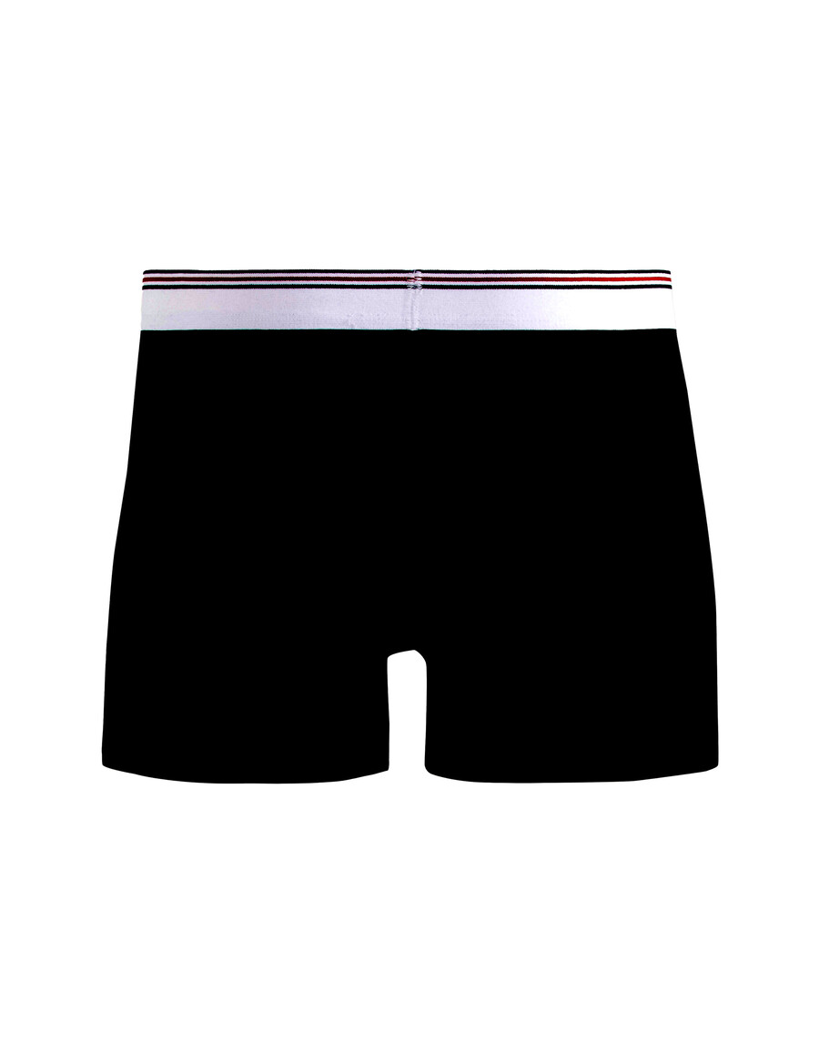 boxershorts aus stretch-baumwolle mit kontrastierendem bund
