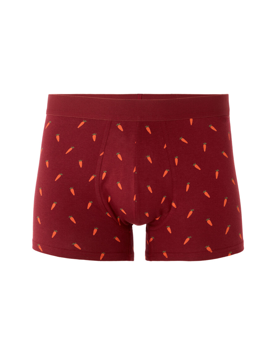 boxershorts mit karottenmuster