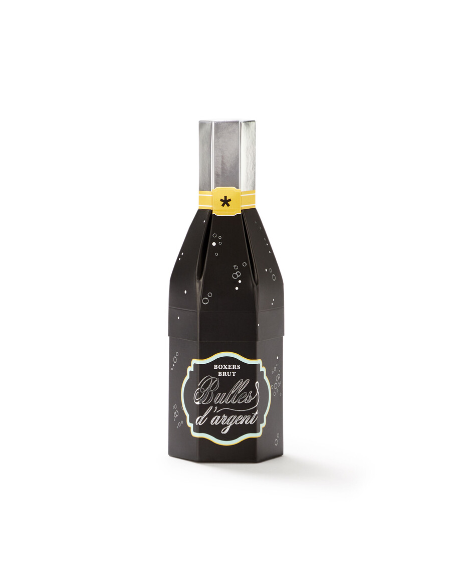 schwarzes weihnachtsboxershorts-geschenkset