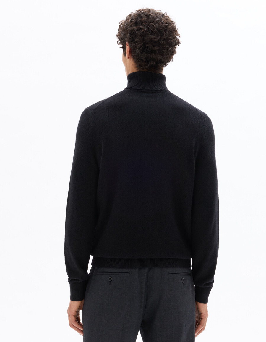 rollkragenpullover aus 100 kaschmir