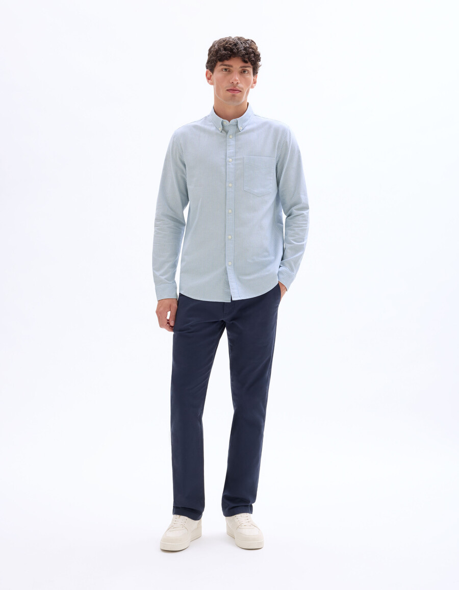 gerade geschnittene chino-hose aus stretch-baumwolle standardlänge