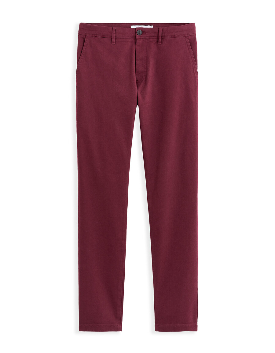 schmal geschnittene chino-hose aus stretch-baumwolle