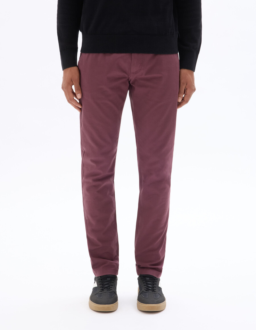 schmal geschnittene chino-hose aus stretch-baumwolle