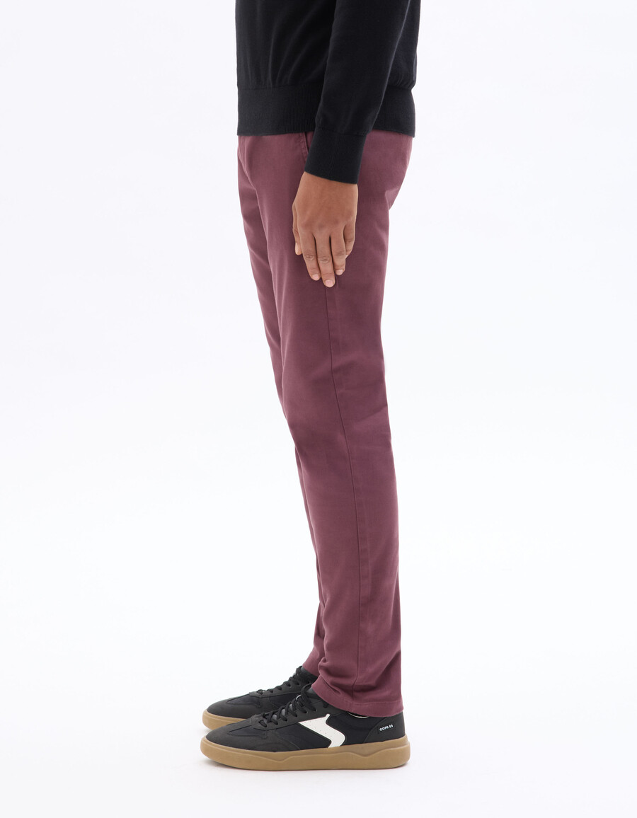 schmal geschnittene chino-hose aus stretch-baumwolle