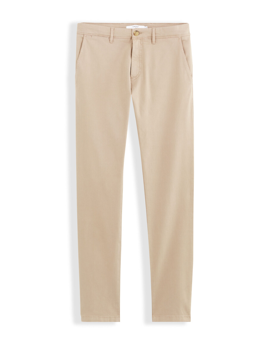 schmal geschnittene chino-hose aus stretch-baumwolle