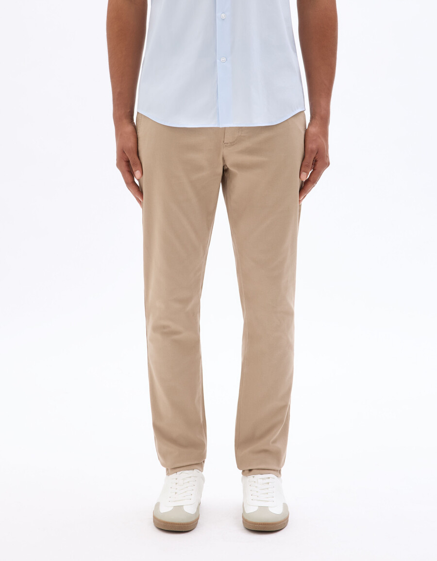 schmal geschnittene chino-hose aus stretch-baumwolle