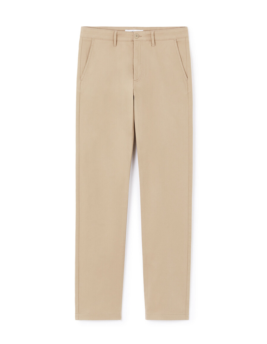 gerade geschnittene chino-hose aus stretch-baumwolle standardlänge