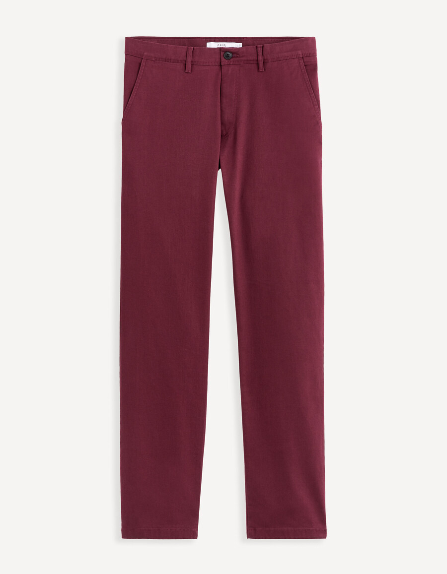 gerade geschnittene chino-hose aus stretch-baumwolle