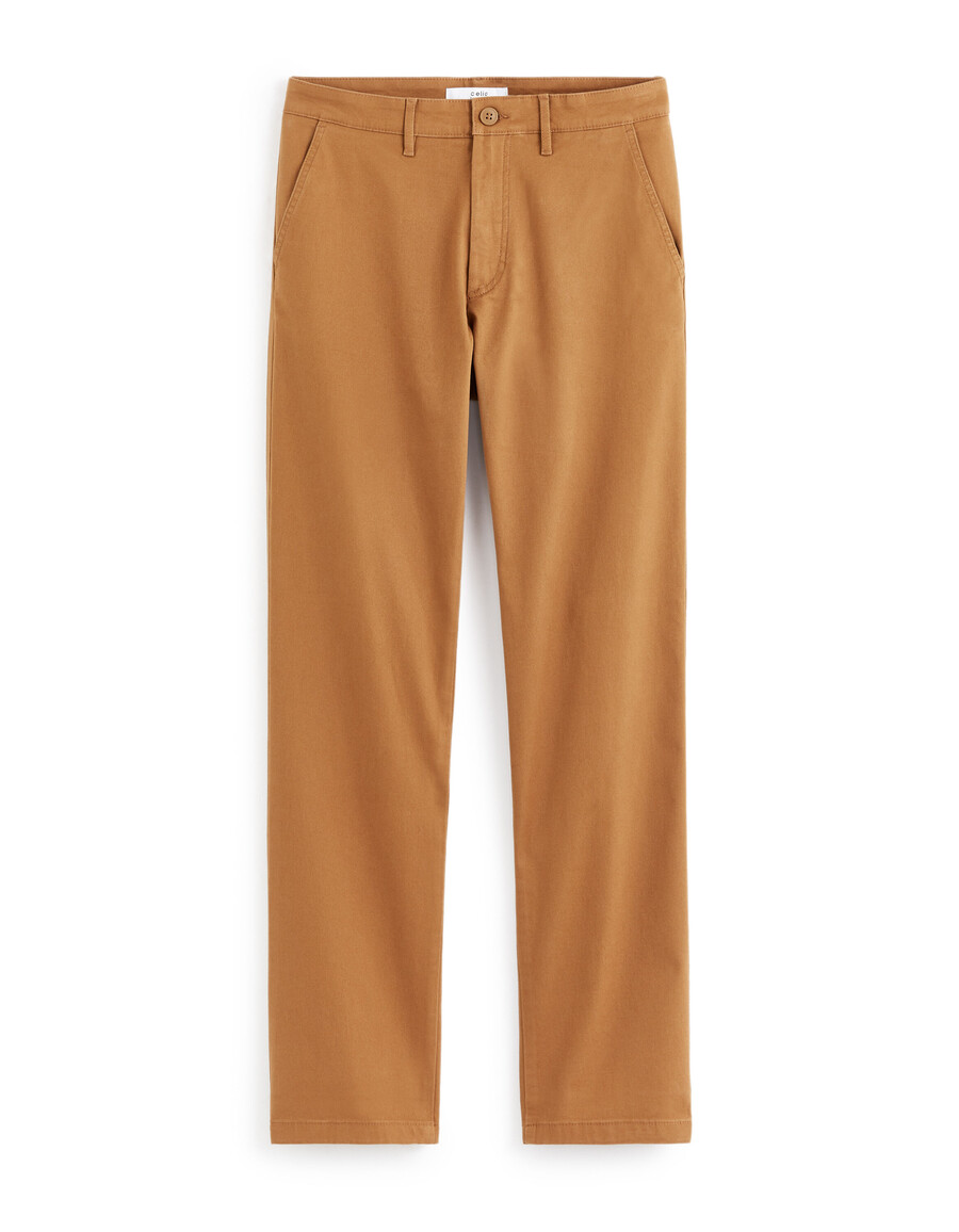 gerade geschnittene chino-hose aus stretch-baumwolle