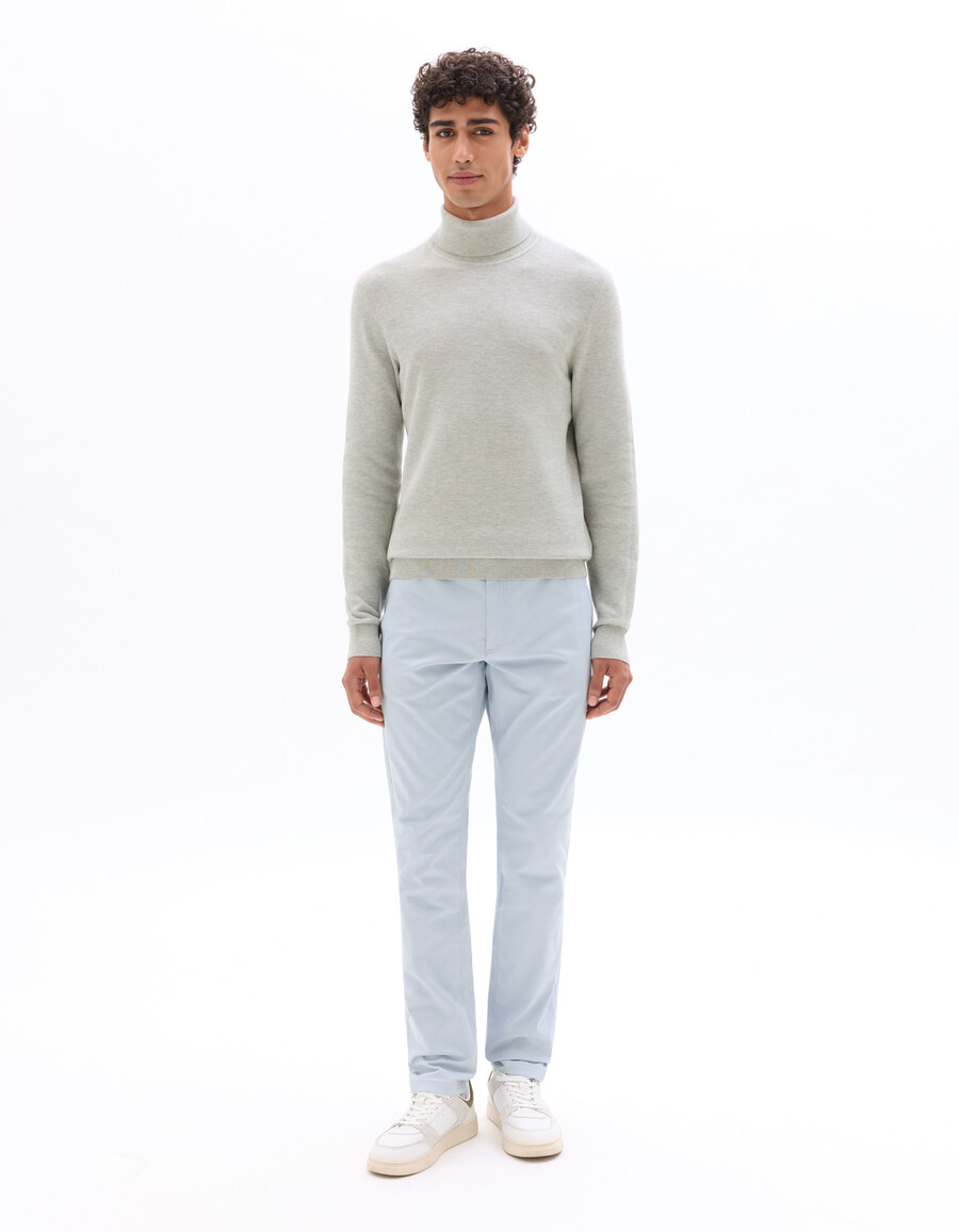 schmale chino-hose aus stretch-baumwolle