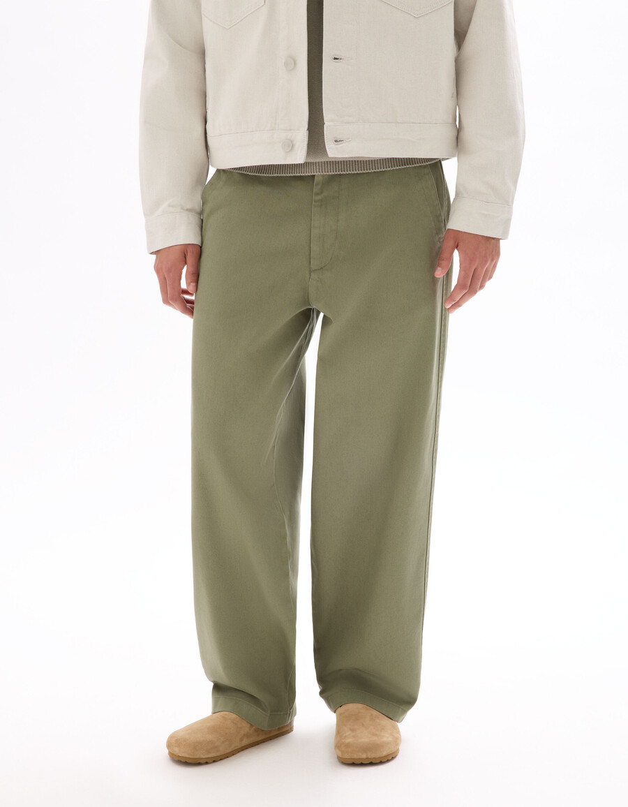 baggy chino pants aus 100 baumwolle