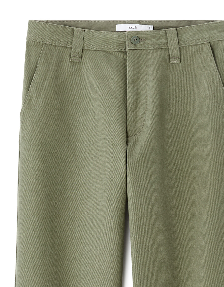 baggy chino pants aus 100 baumwolle
