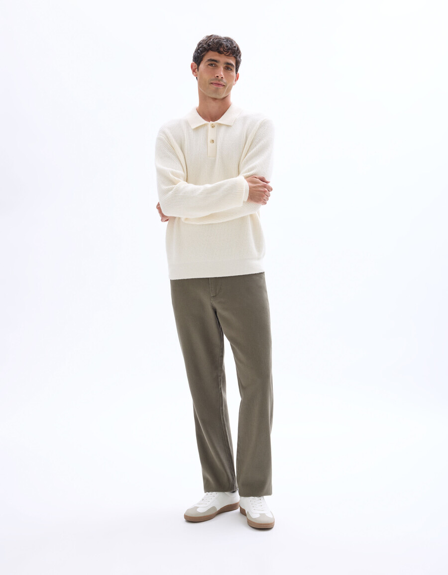 lockere chino-hose aus baumwoll-lyocell
