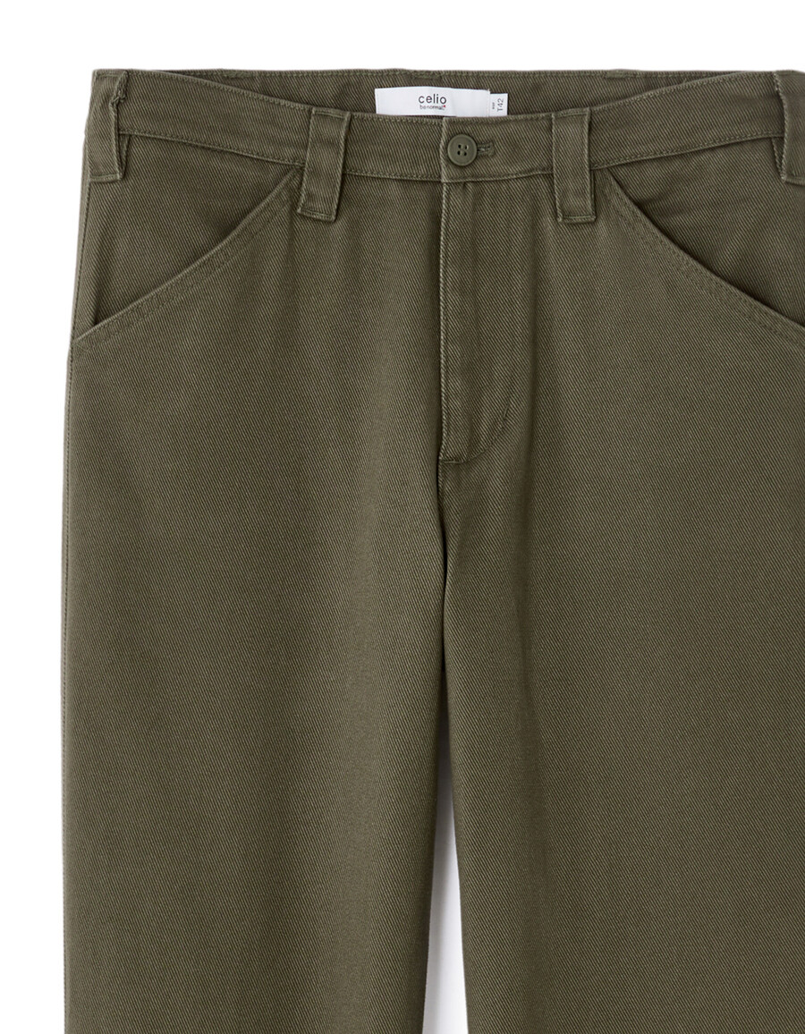 lockere chino-hose aus baumwoll-lyocell