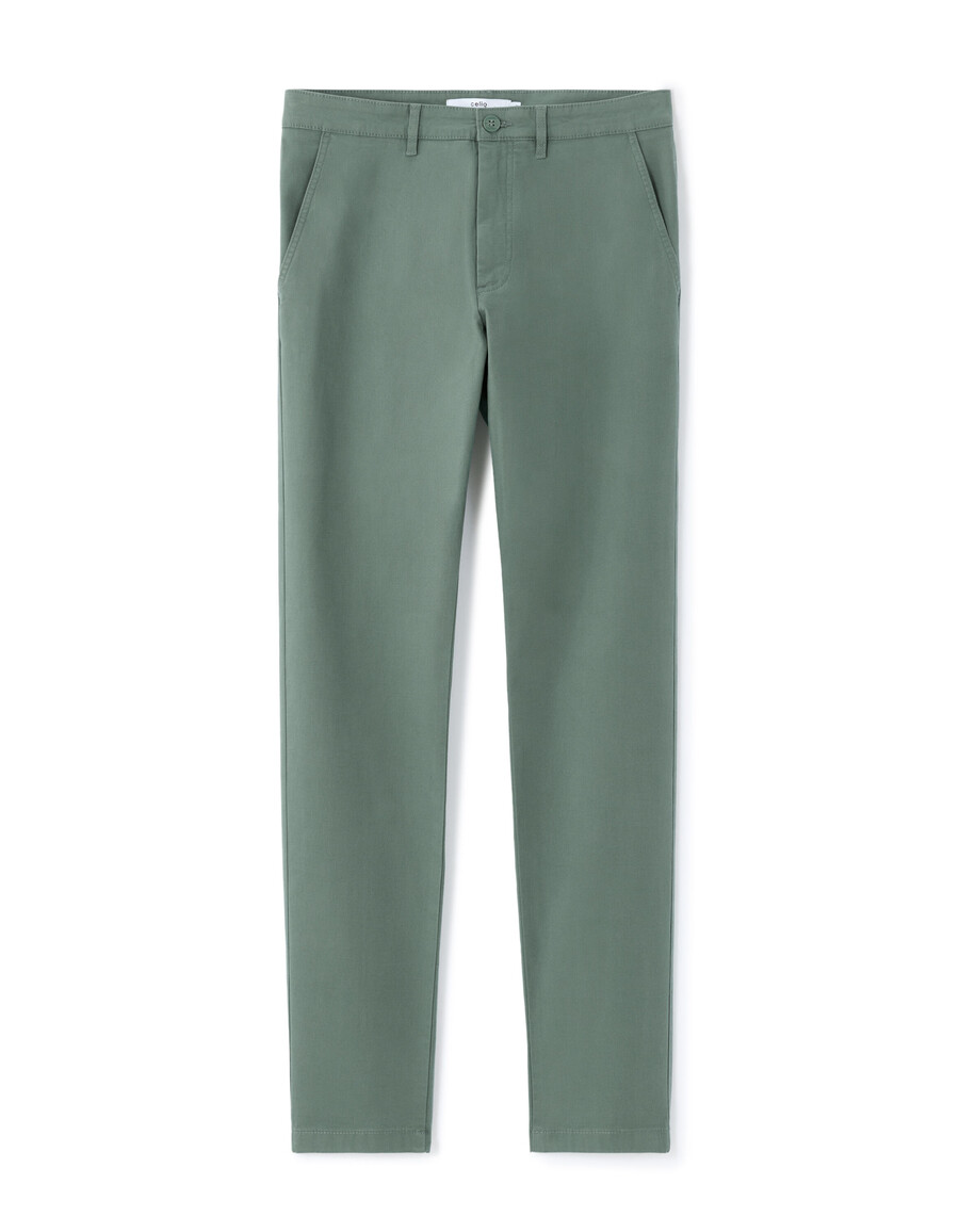 schmal geschnittene chino-hose aus stretch-baumwolle