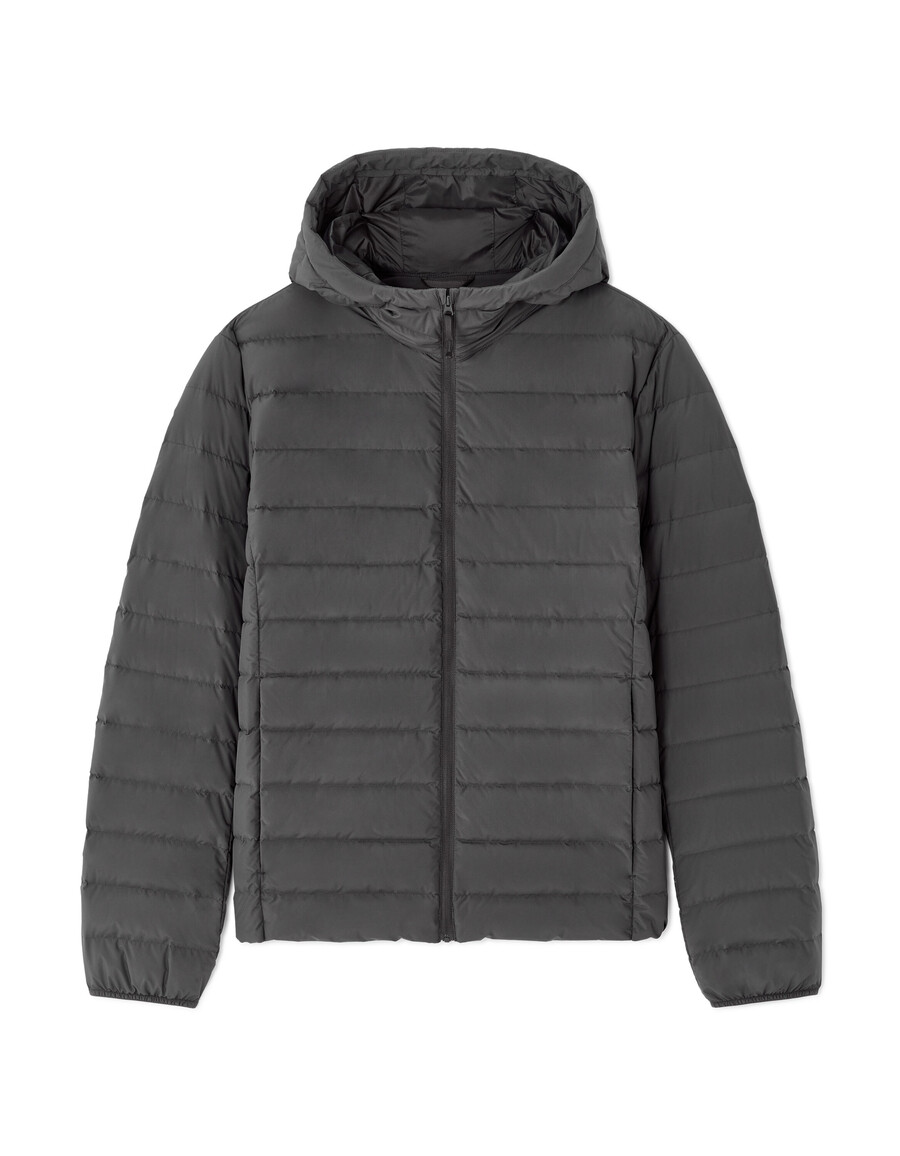 downwarm light daunenjacke mit kapuze