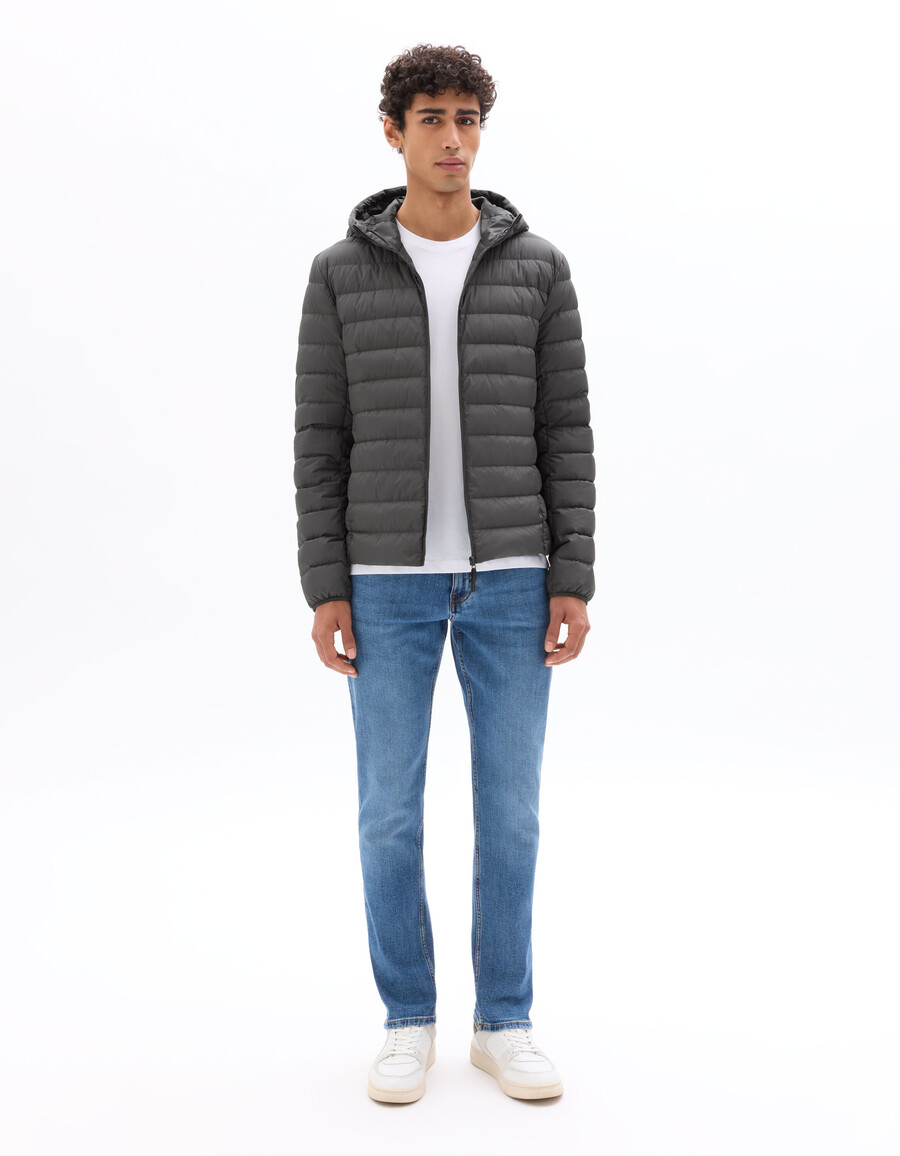 downwarm light daunenjacke mit kapuze