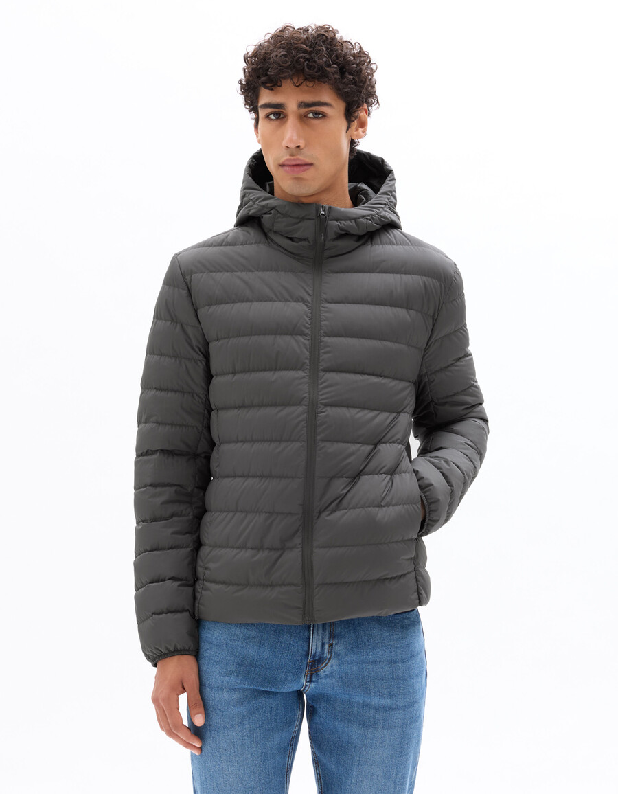 downwarm light daunenjacke mit kapuze