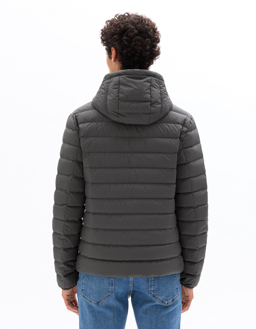 downwarm light daunenjacke mit kapuze