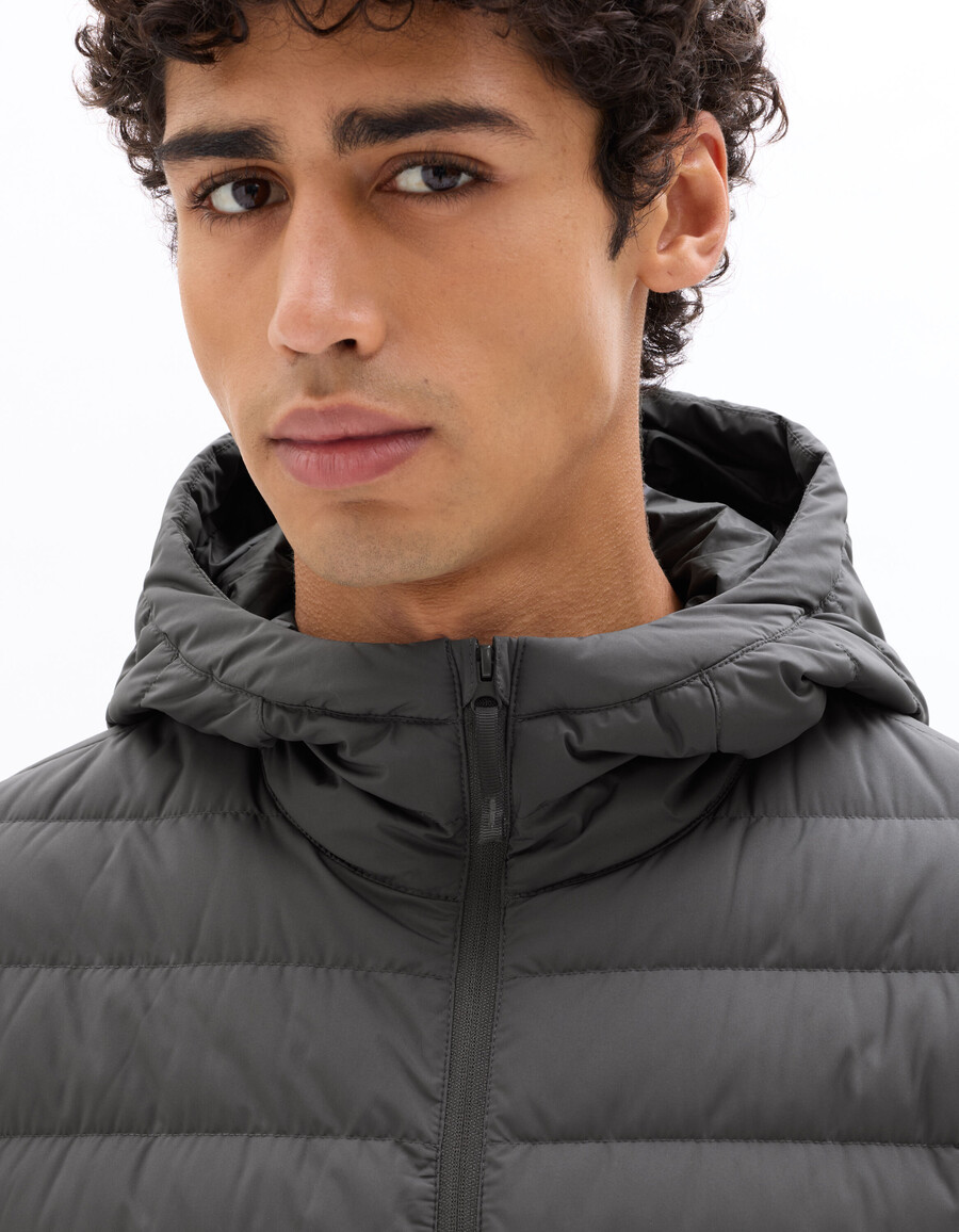 downwarm light daunenjacke mit kapuze