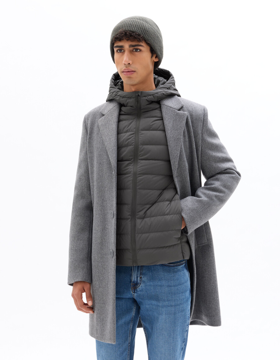 downwarm light daunenjacke mit kapuze