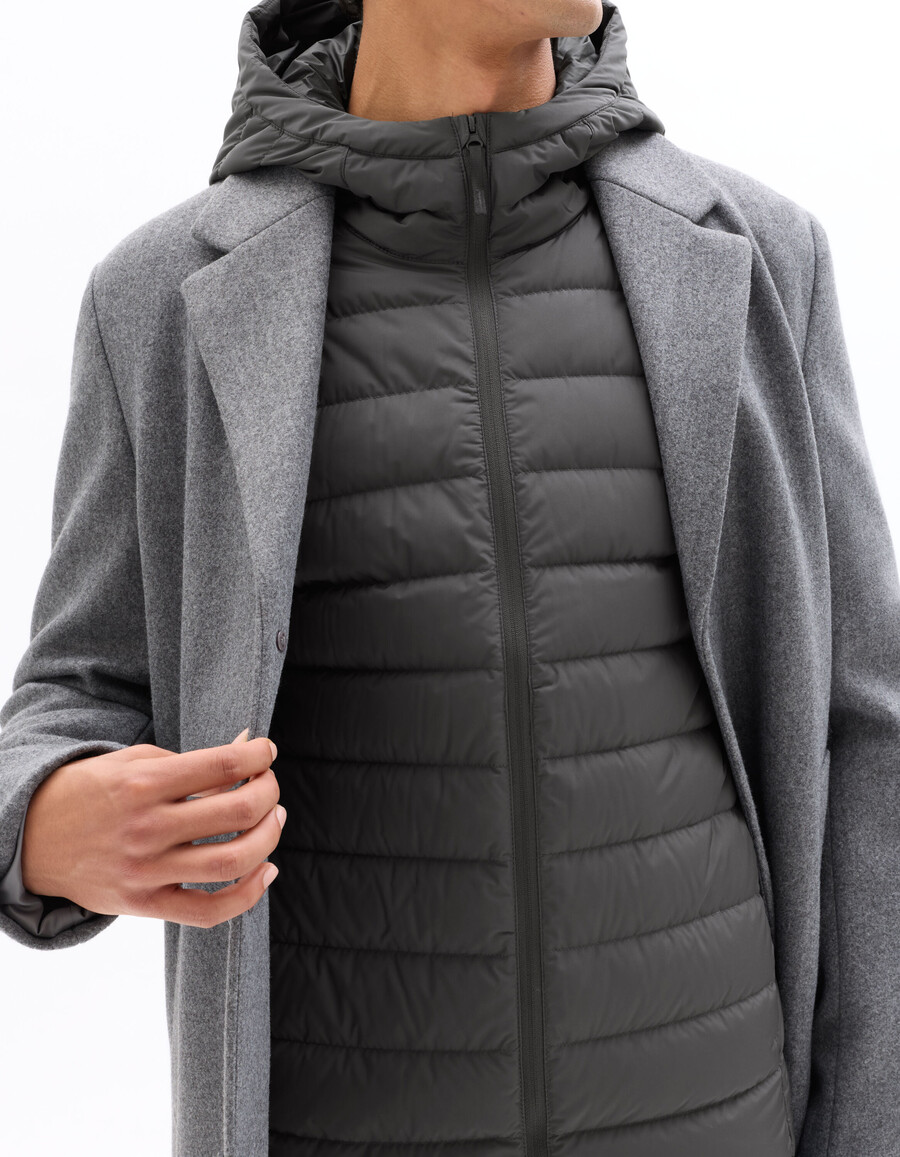 downwarm light daunenjacke mit kapuze