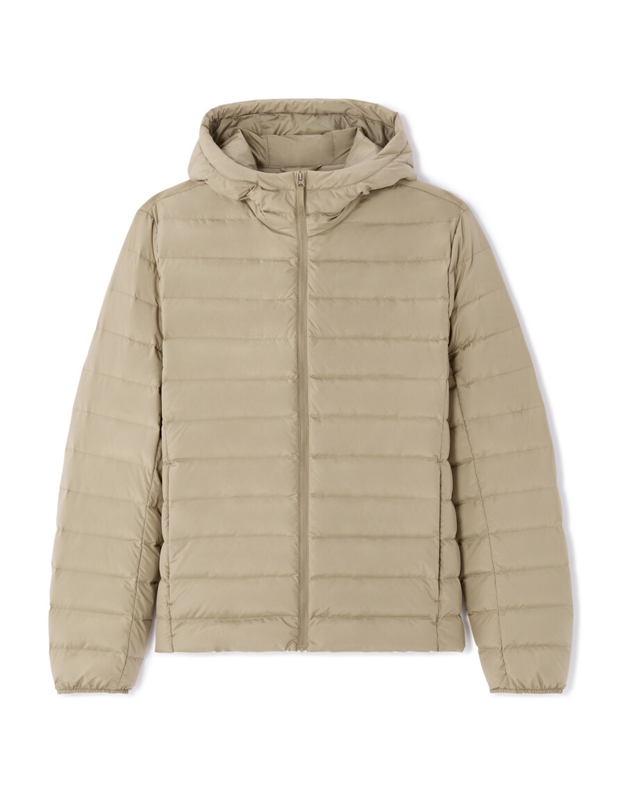 downwarm light daunenjacke mit kapuze