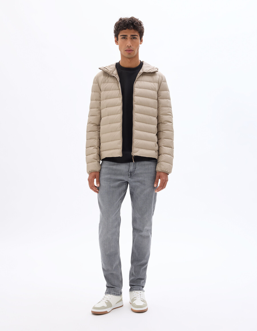 downwarm light daunenjacke mit kapuze