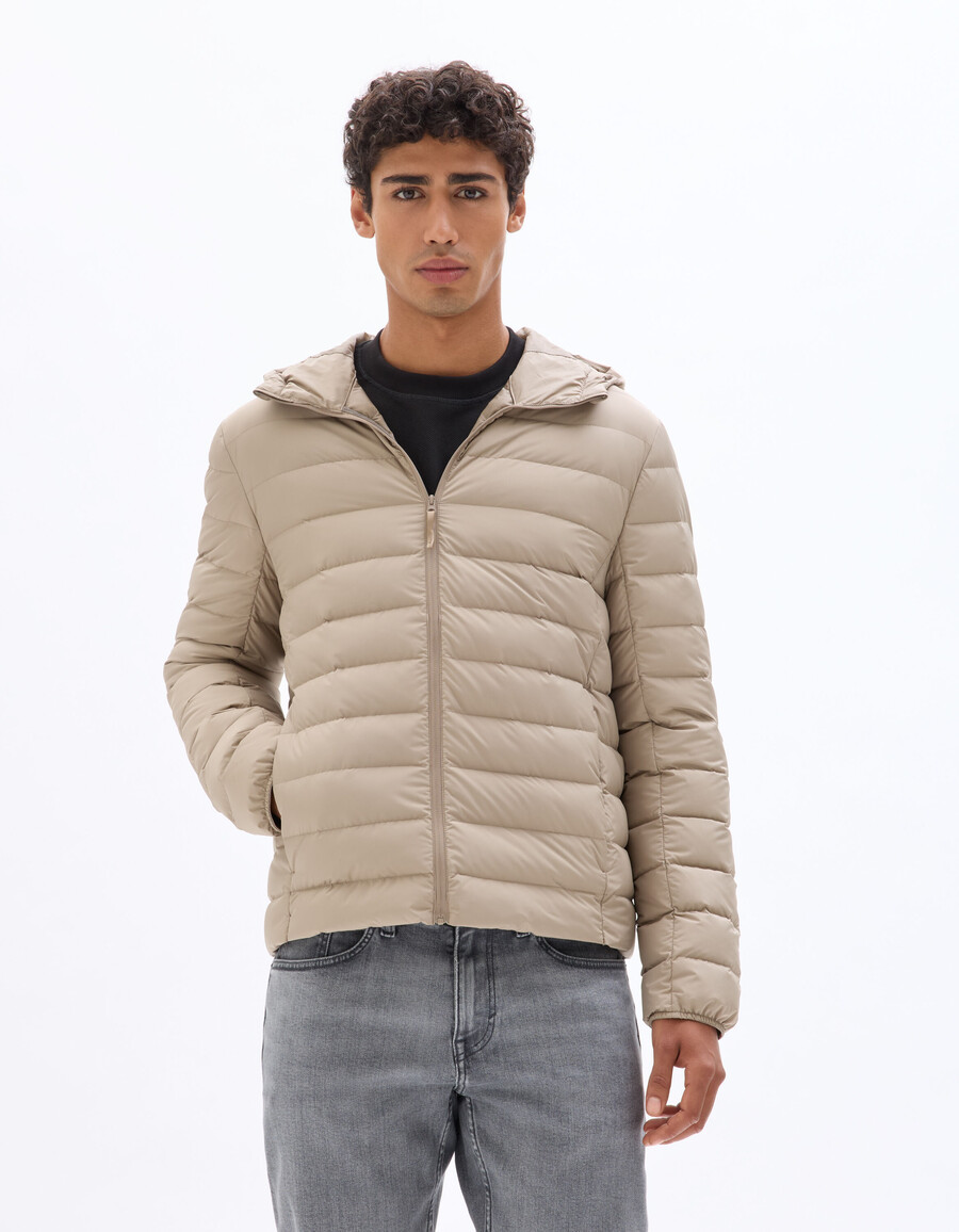 downwarm light daunenjacke mit kapuze