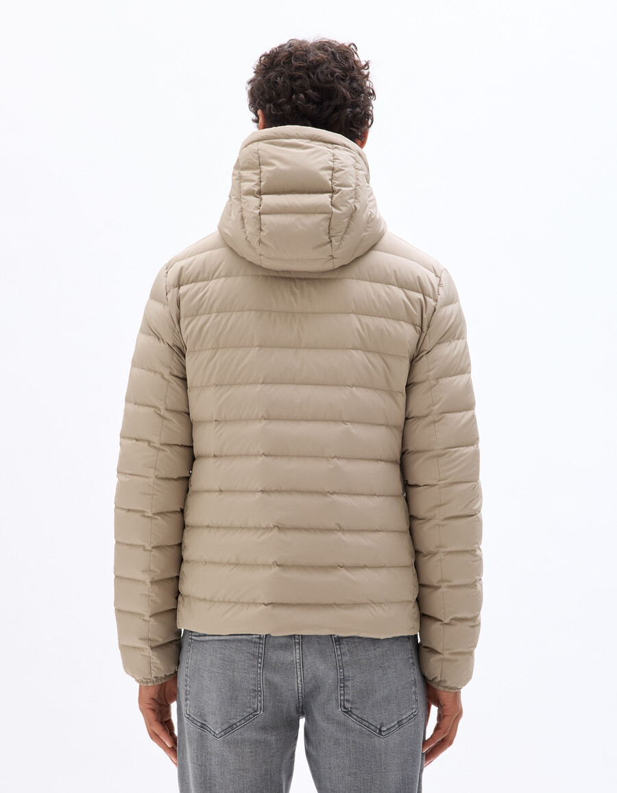 downwarm light daunenjacke mit kapuze