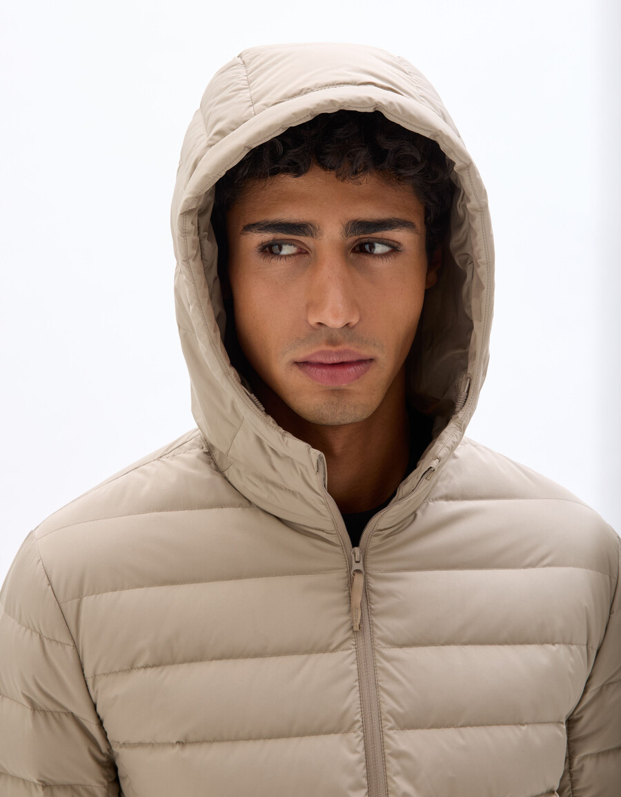 downwarm light daunenjacke mit kapuze
