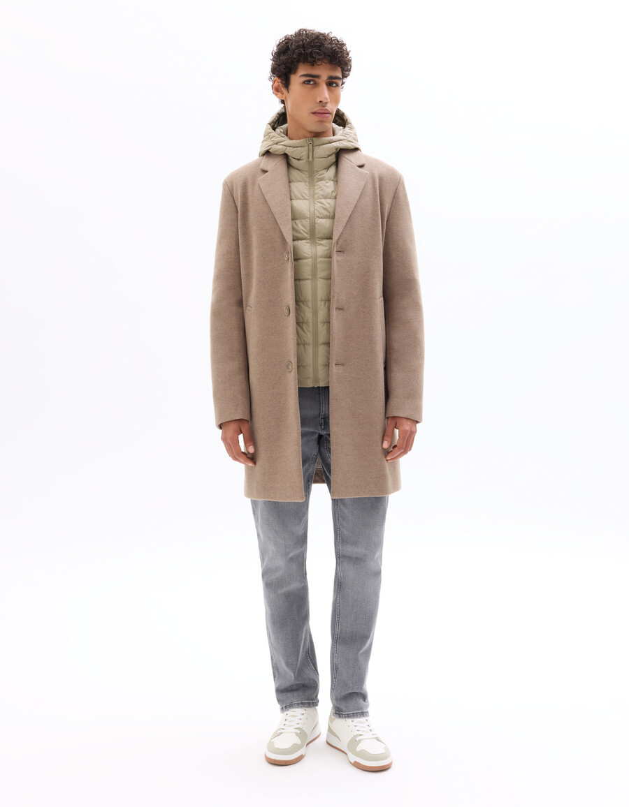 downwarm light daunenjacke mit kapuze