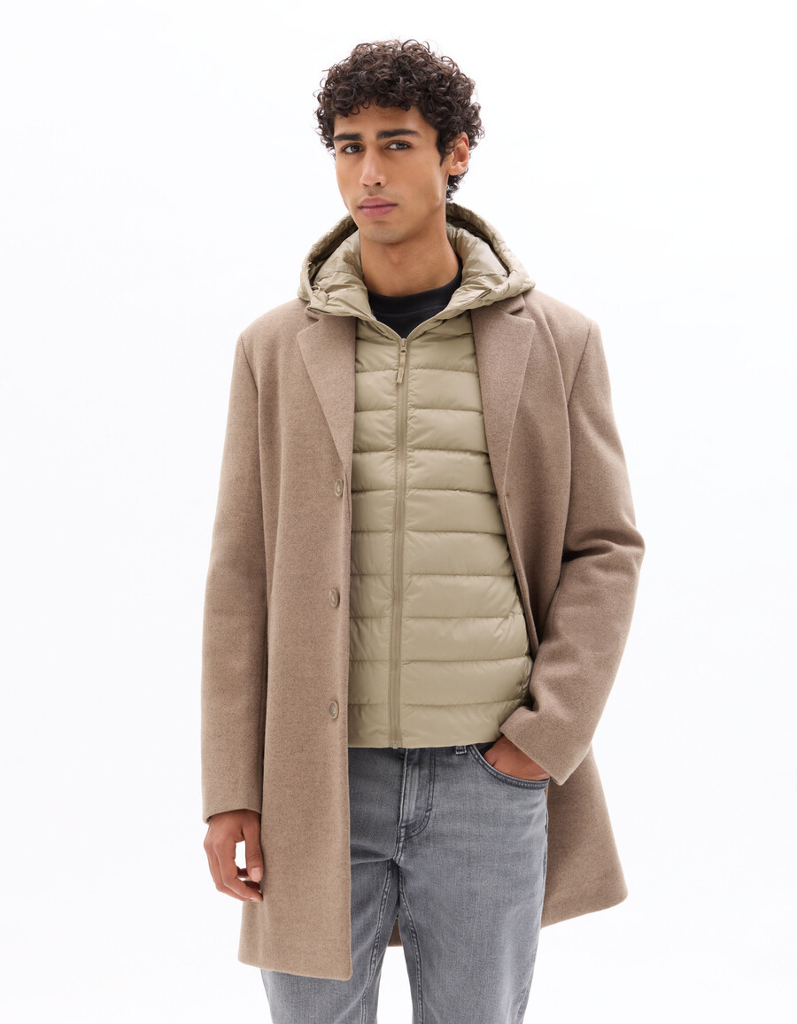 downwarm light daunenjacke mit kapuze