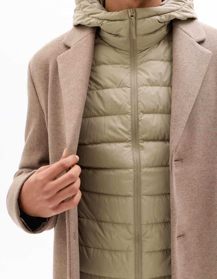 downwarm light daunenjacke mit kapuze