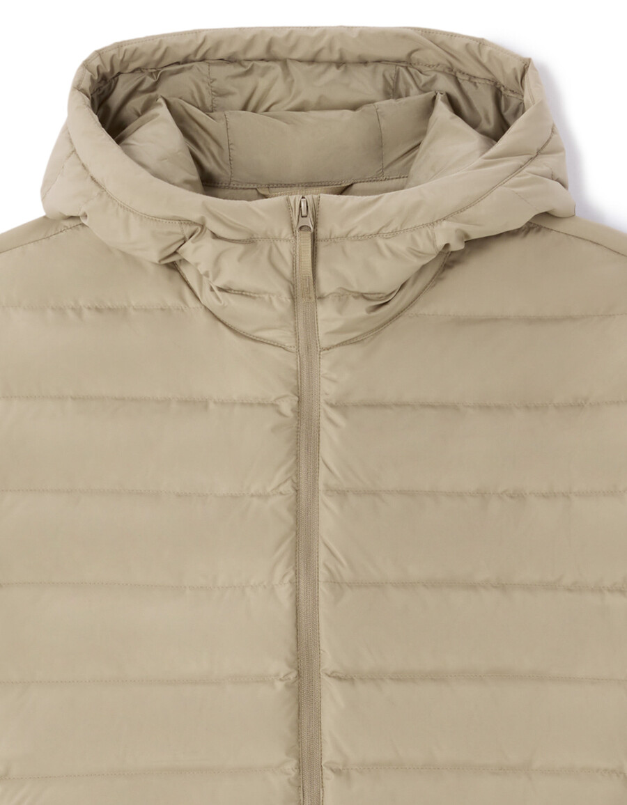 downwarm light daunenjacke mit kapuze