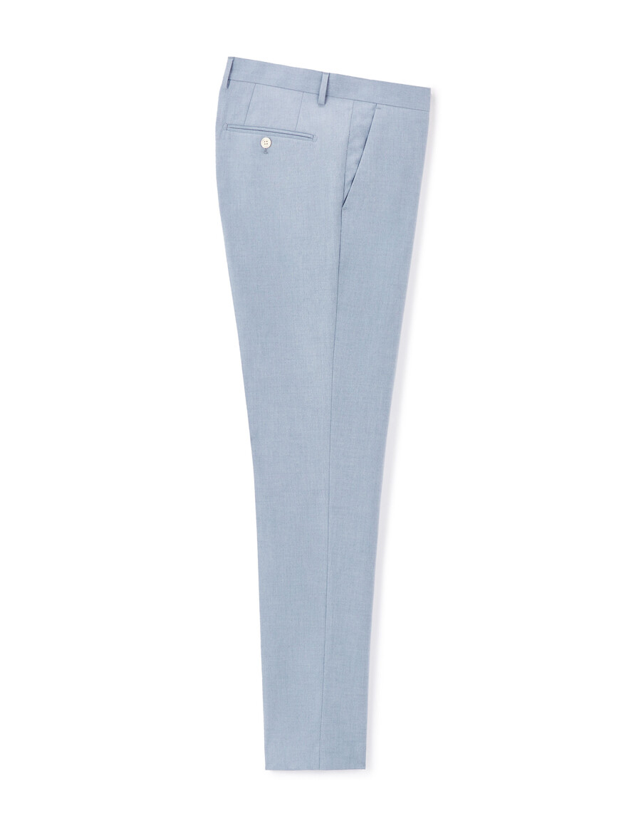 schmale stretch-chambray-anzughose