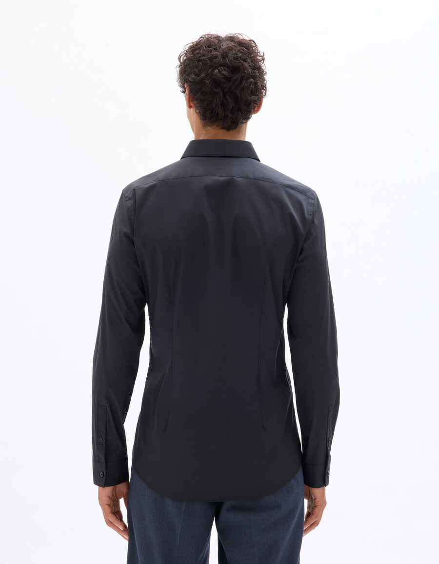 slim-fit-hemd aus stretch-baumwolle