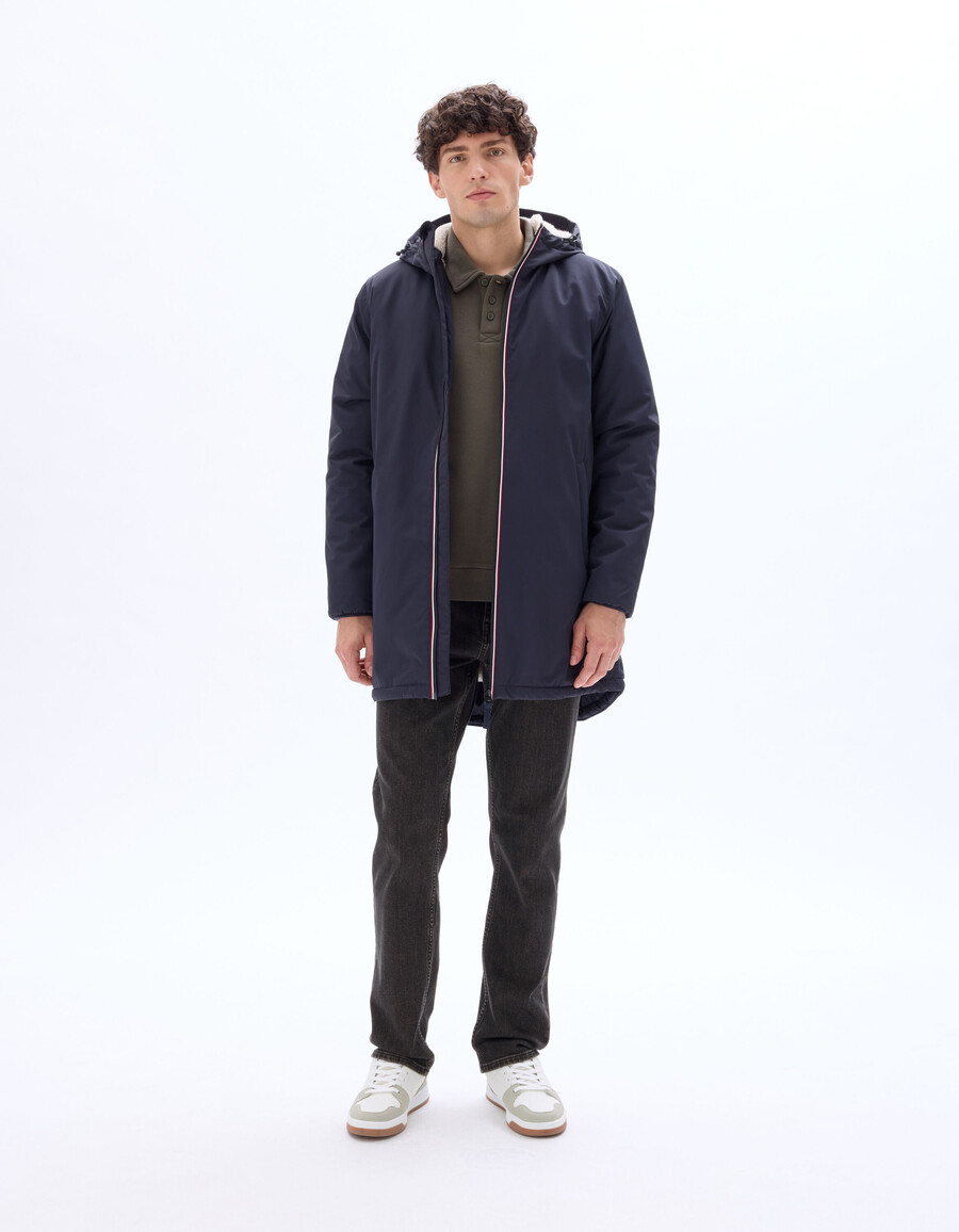 drycore parka mit wasserabweisender sherpagefütterter kapuze