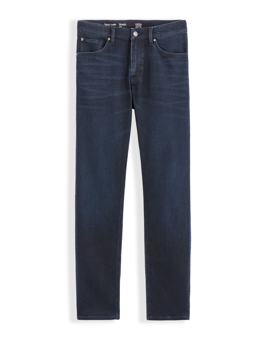 jeans c.35 gerader stretch-strickstoff 3 längen