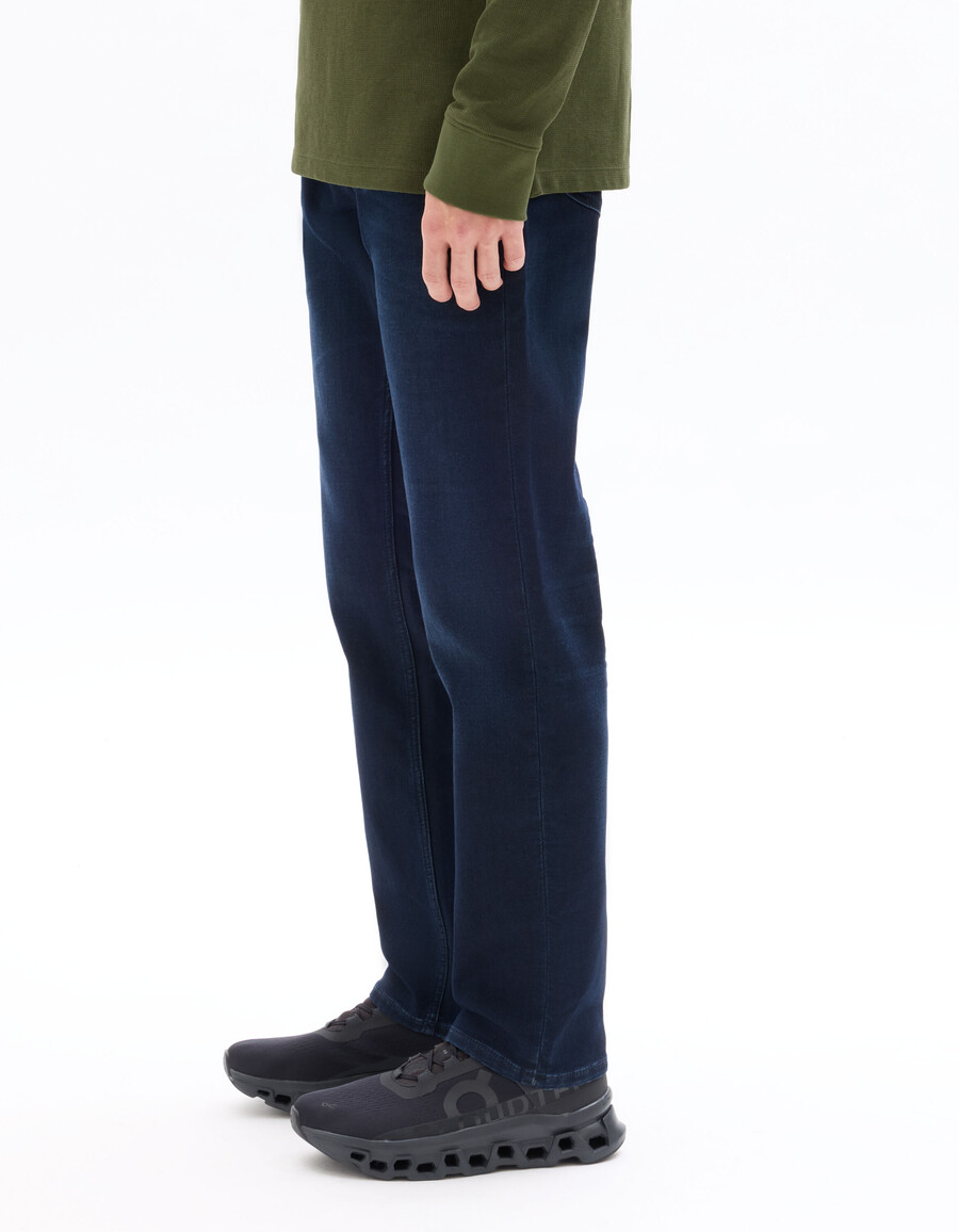 jeans c.35 gerader stretch-strickstoff 3 längen