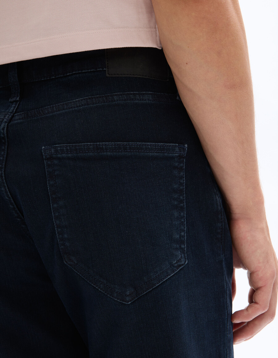 jeans c.15 gerade geschnitten stretch-baumwolle 3 längen