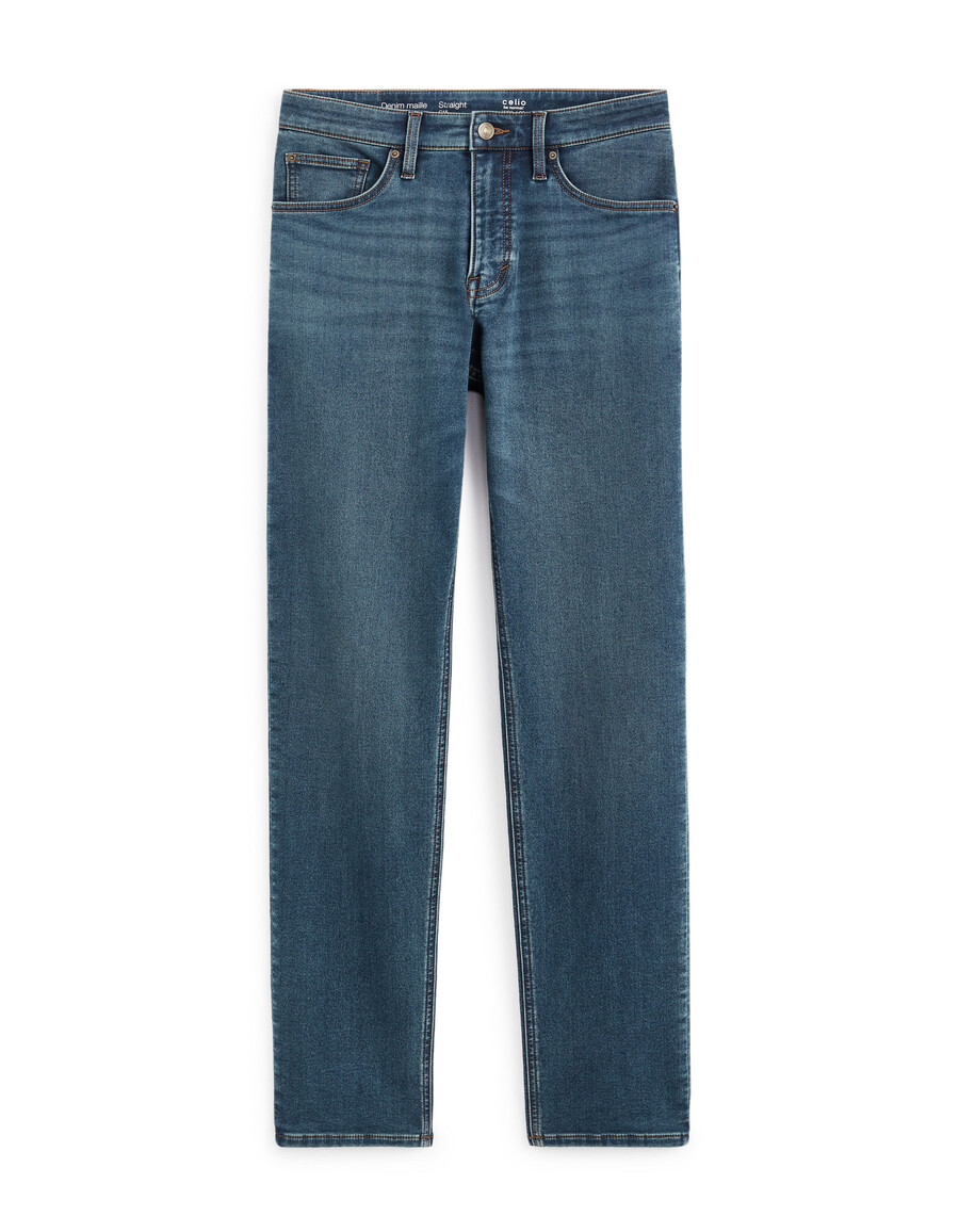 jeans c.35 gerader stretch-strickstoff 3 längen