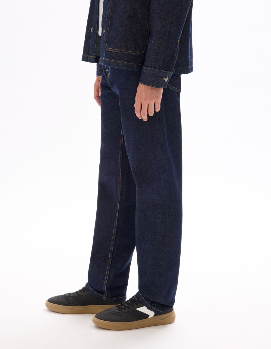 jeans mit lockerer passform 100 baumwolle